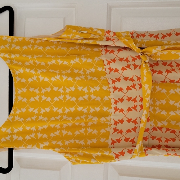 Anthropologie Patterned Silk Maxi Dress - Picture 5 of 8